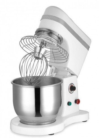Planetary Mixer LR-FM-5 EU/CE ( bowl capacity V=5L, variable seed 10 - speed, safety quard, set of 3 tools, s/s ).